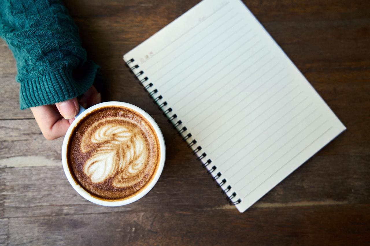 Is it possible to do your own bookkeeping? Image of coffee and notepad, click on the image to read the answer